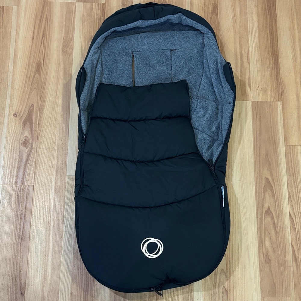 Bugaboo Black and Gray Stroller Footmuff
